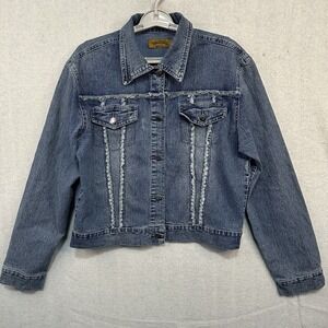 Daniel Jeans‎ USA Denim Jacket Large Trucker Cowgirl